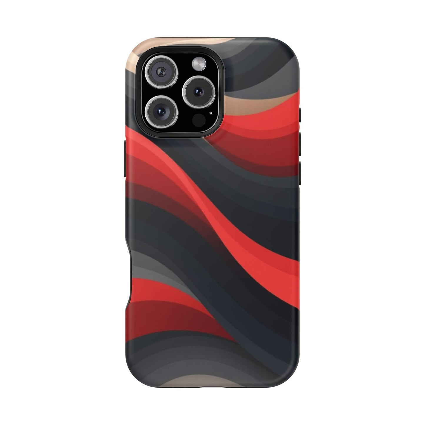 Dynamic Elegance Phone Case - Bold Wave Design | Trendy Aesthetic Gift Idea