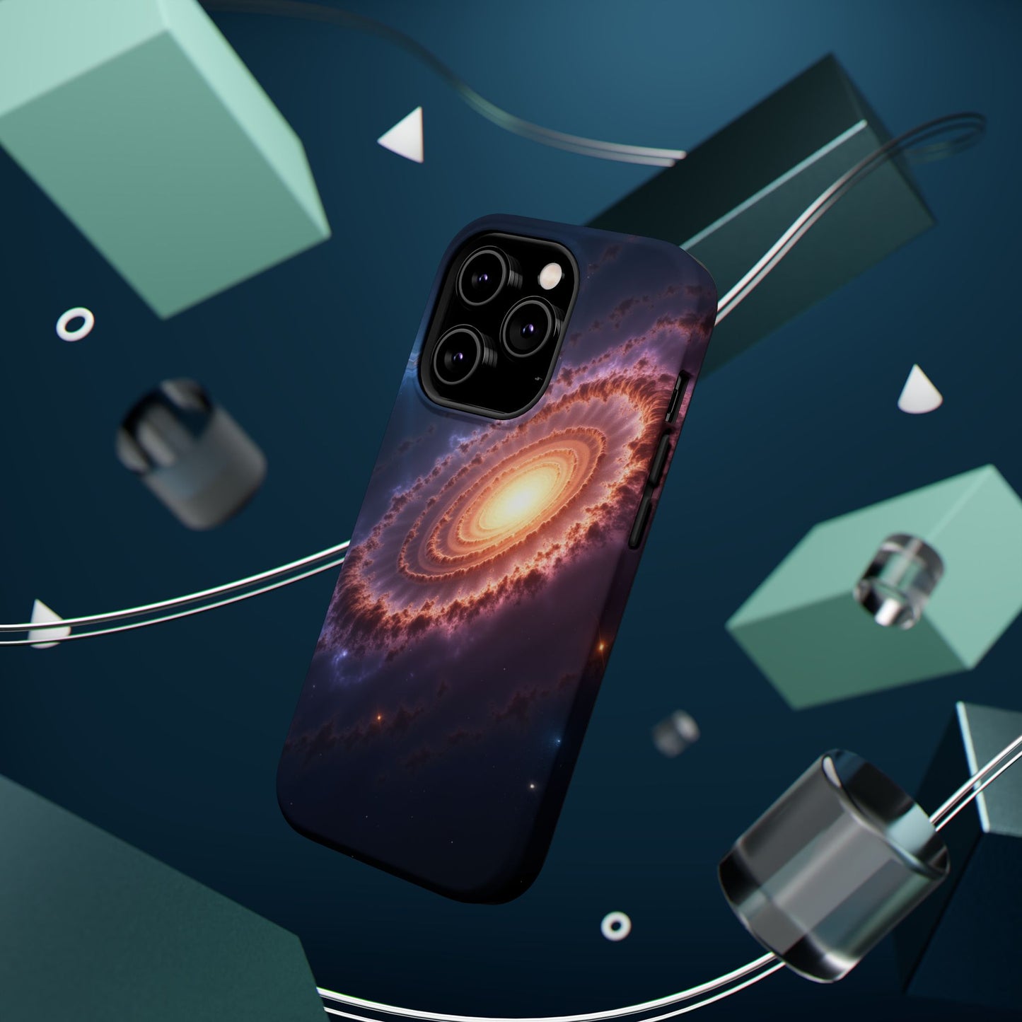 Cosmic Spiral iPhone Case - Galaxy Space Design - Astronomy Lover Gift Idea