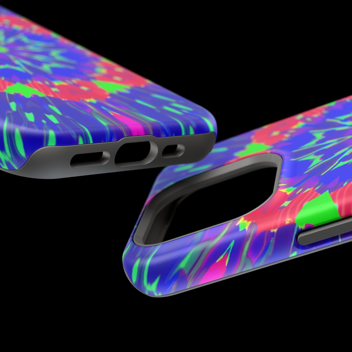 Neon Phone Case - Trippy iPhone Case, Rave Gift Idea, Aesthetic Y2K Accessory
