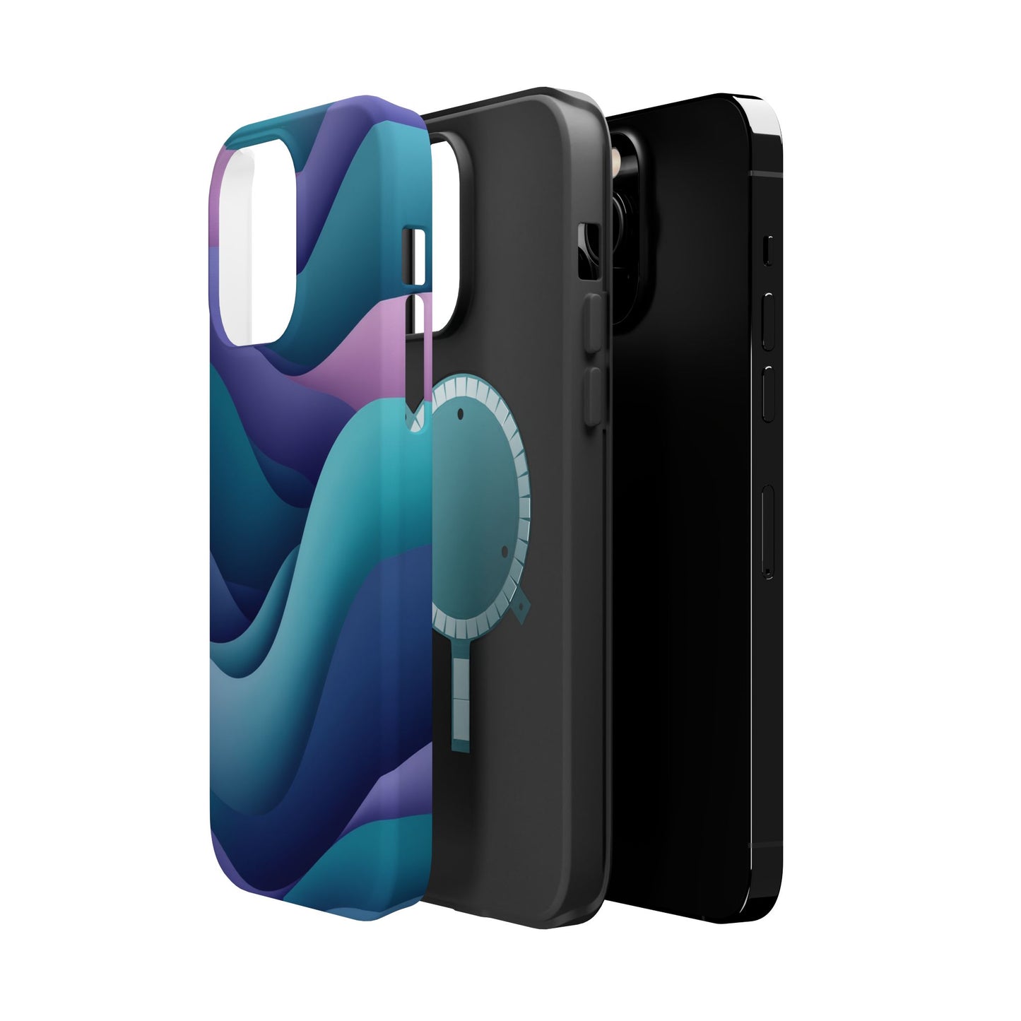 Oceanic Serenity Phone Case - Calming Blue Wave Aesthetic | Nature Inspired Gift Idea