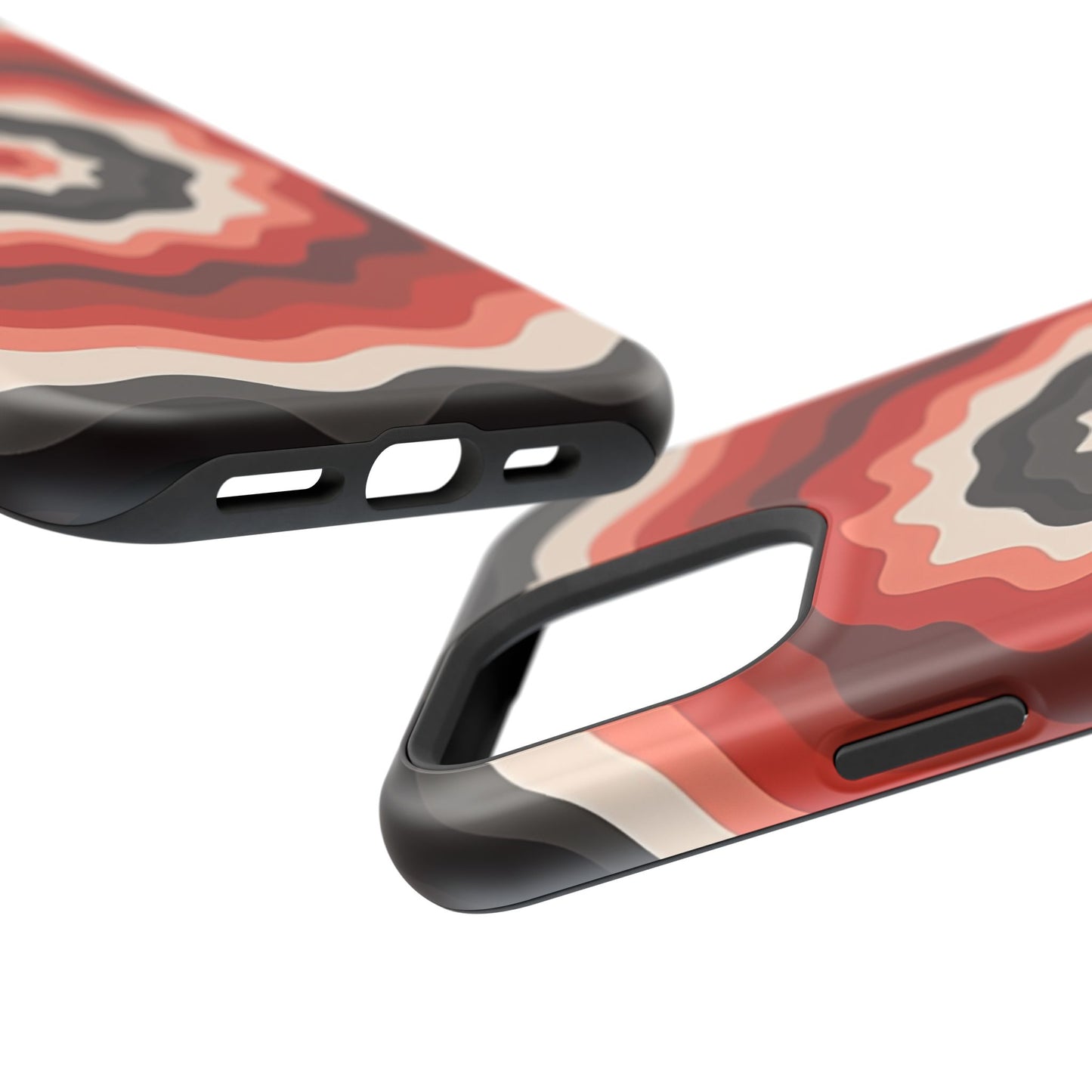 70s Wave Phone Case - Aesthetic iPhone Case, Vintage Gift Idea, Trendy Summer Accessory
