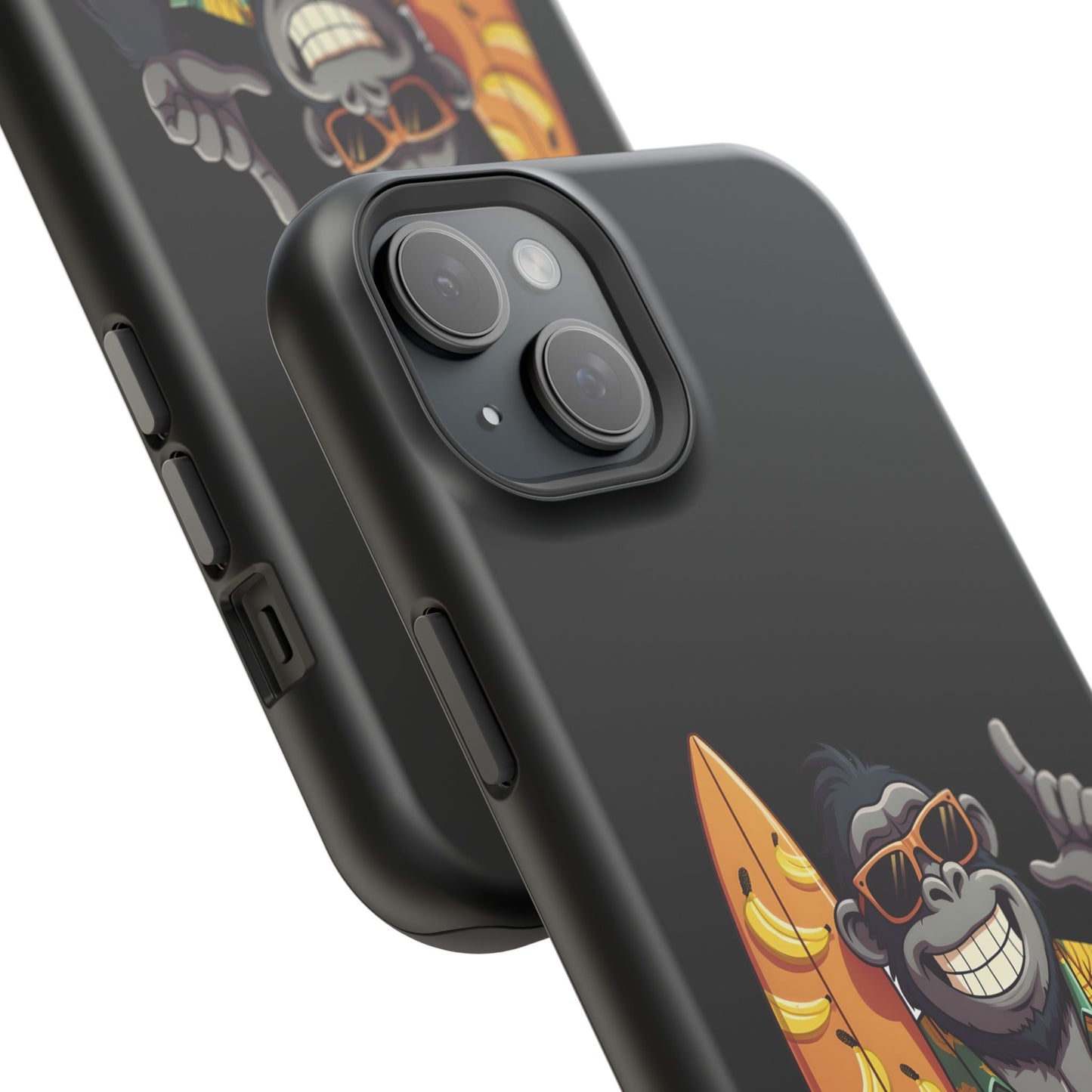 Banana Vibes Surf Gorilla Phone Case β Tropical Chill Meets Jungle Fun