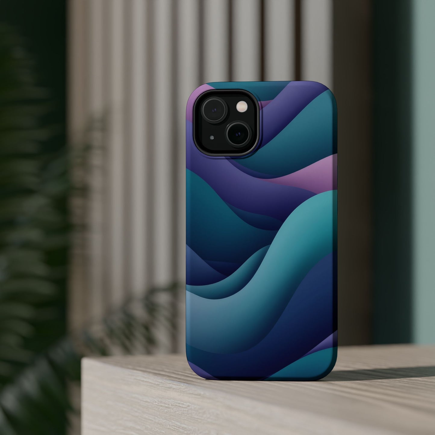 Oceanic Serenity Phone Case - Calming Blue Wave Aesthetic | Nature Inspired Gift Idea