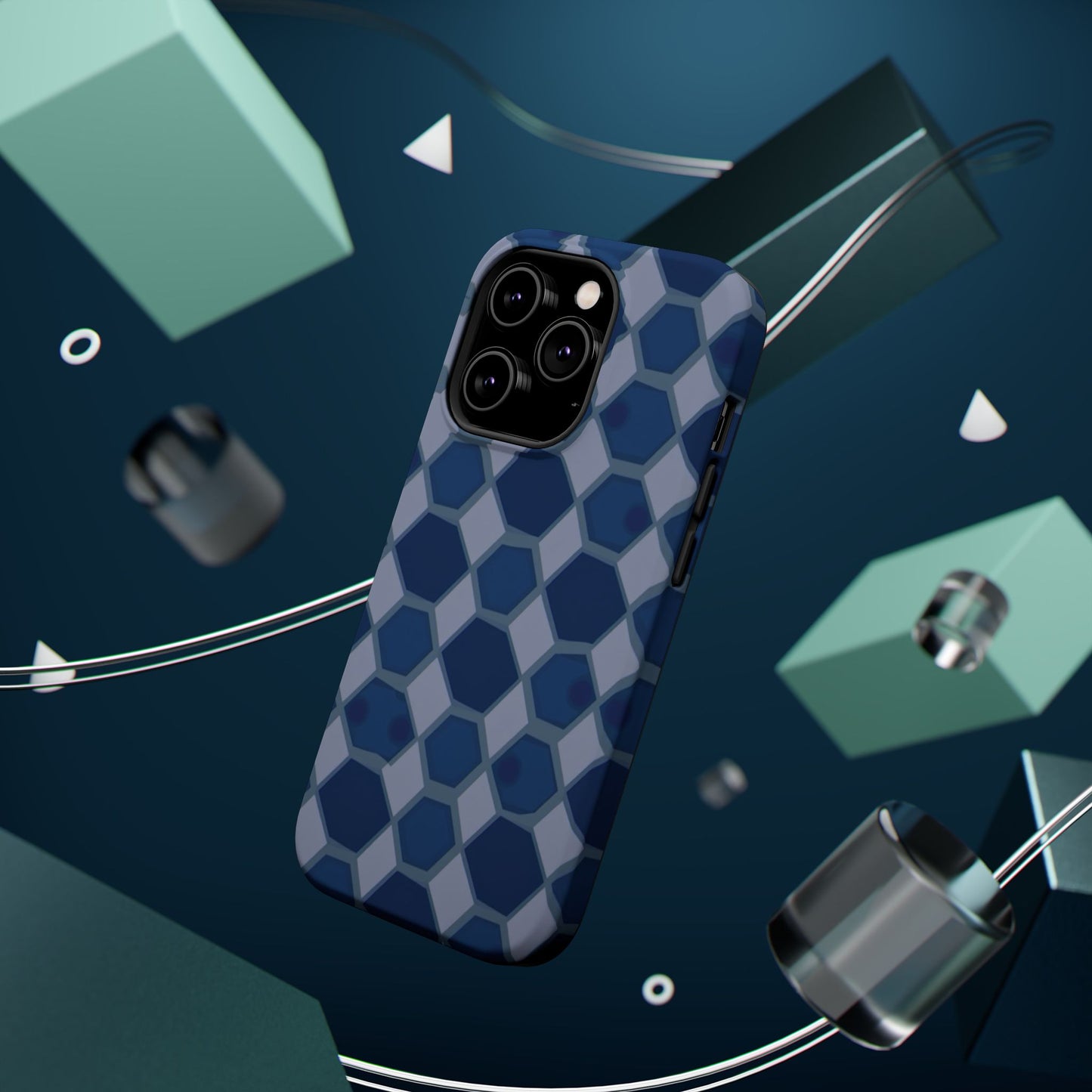 Hexagonal Elegance Phone Case β Stylish Geometric Phone Cover for iPhone & Samsung | Premium Polycarbonate Design with Sleek Minimalist Look | Anti-Slip & Shockproof Protection