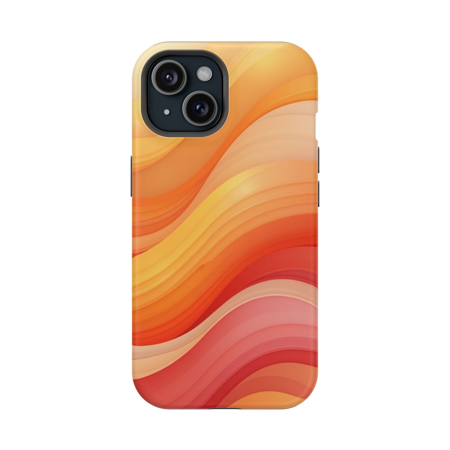 Sunset Phone Case - Aesthetic iPhone Case | Warm Gradient Wave Design | Gifts for Her | Beachy Summer Vibes