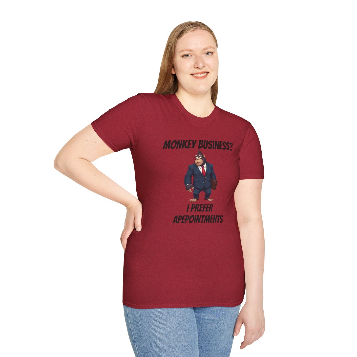Apeointments Only β Funny Business Gorilla T-Shirt