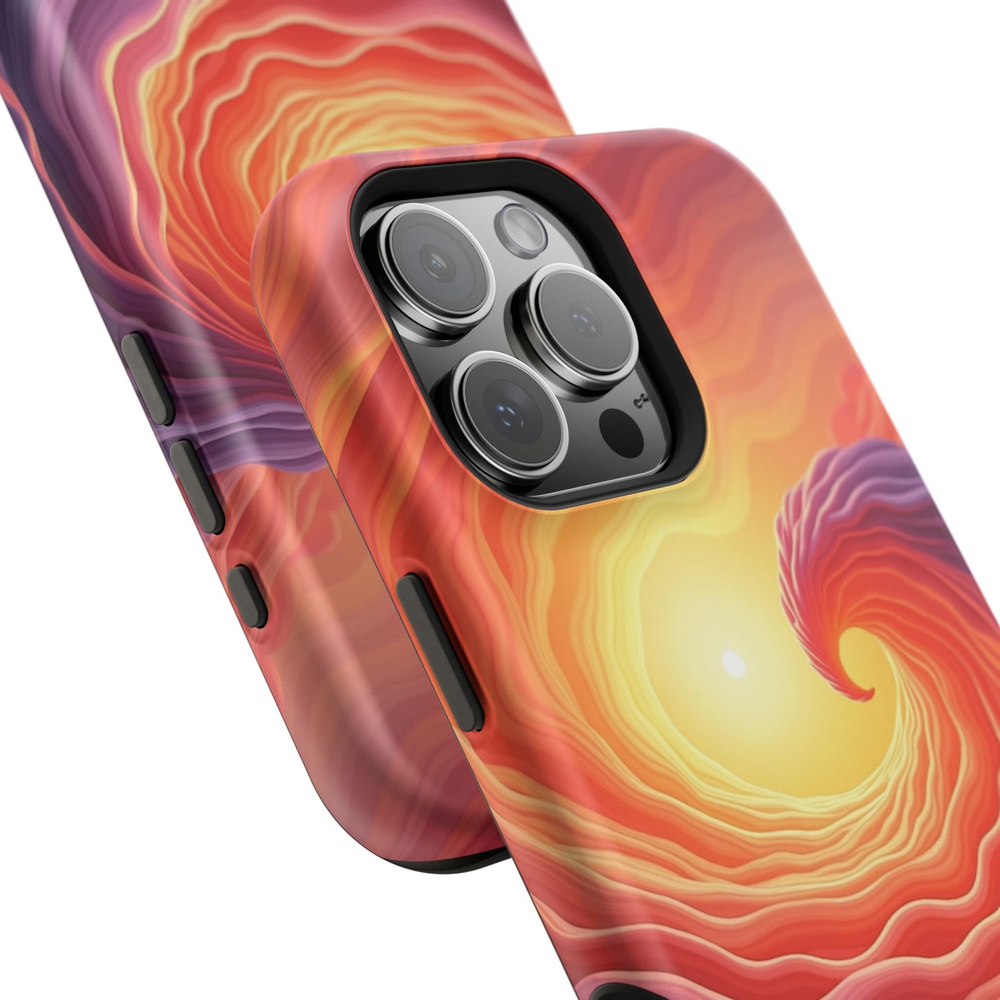 Sunburst Wave iPhone Case - Ocean Sunset Design, Aesthetic Beach Gift Idea
