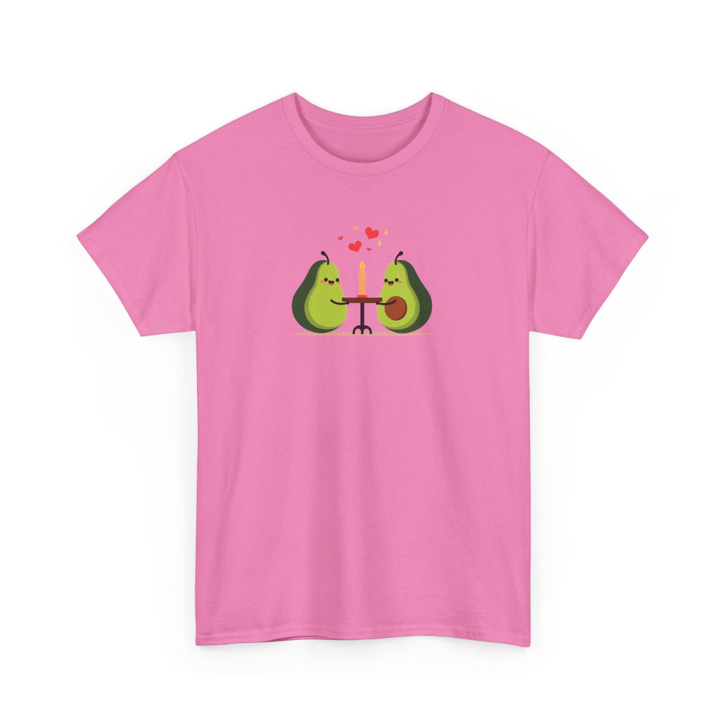 Cute Avocado Couple T-Shirt – “Avocuddles Date Night” – Funny Romantic Tee for Foodie Lovers & Veggie Fans