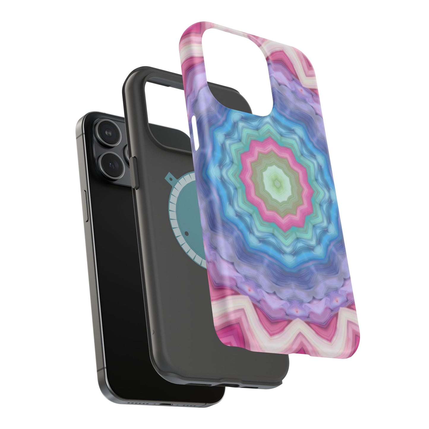 Abstract Phone Case - Psychedelic iPhone Case, Colorful Gift Idea, Unique Pattern Design
