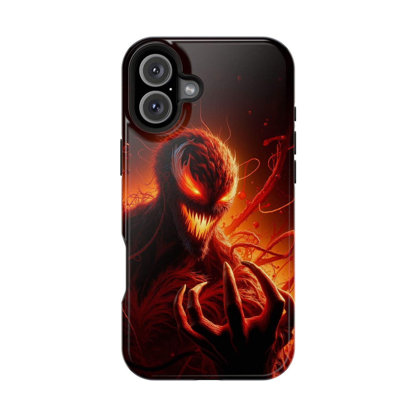 Fiery Alien Phone Case - Aesthetic iPhone Case | Sci-Fi Art Design | Gifts for Him | Unique Phone Accessories