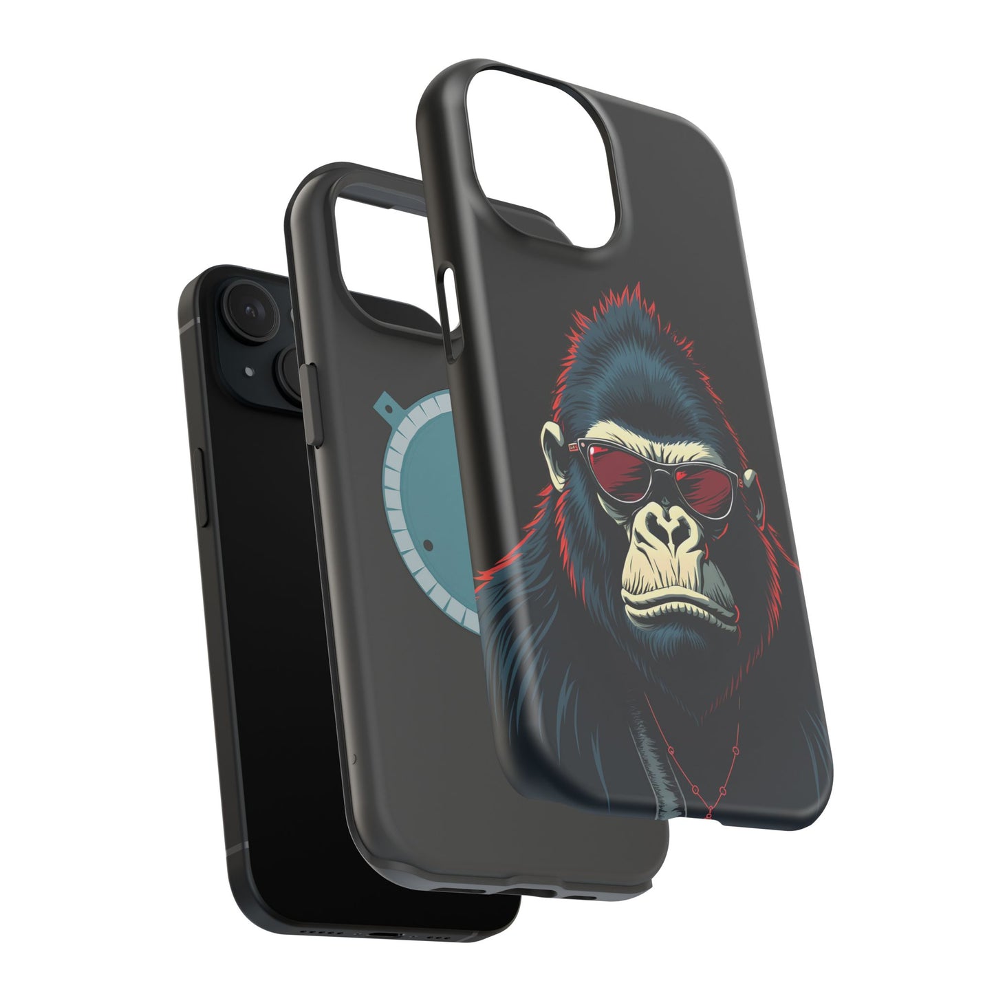 Gorilla Phone Case - Funny Animal iPhone Case, Gift for Him, Trendy Aesthetic