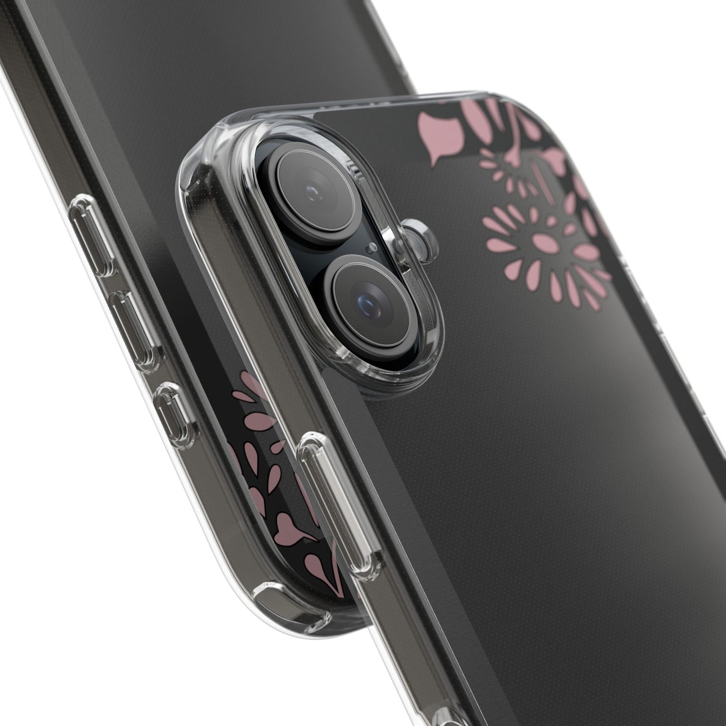 Elegant Floral Clear Phone Case β Minimalist Chic Protection