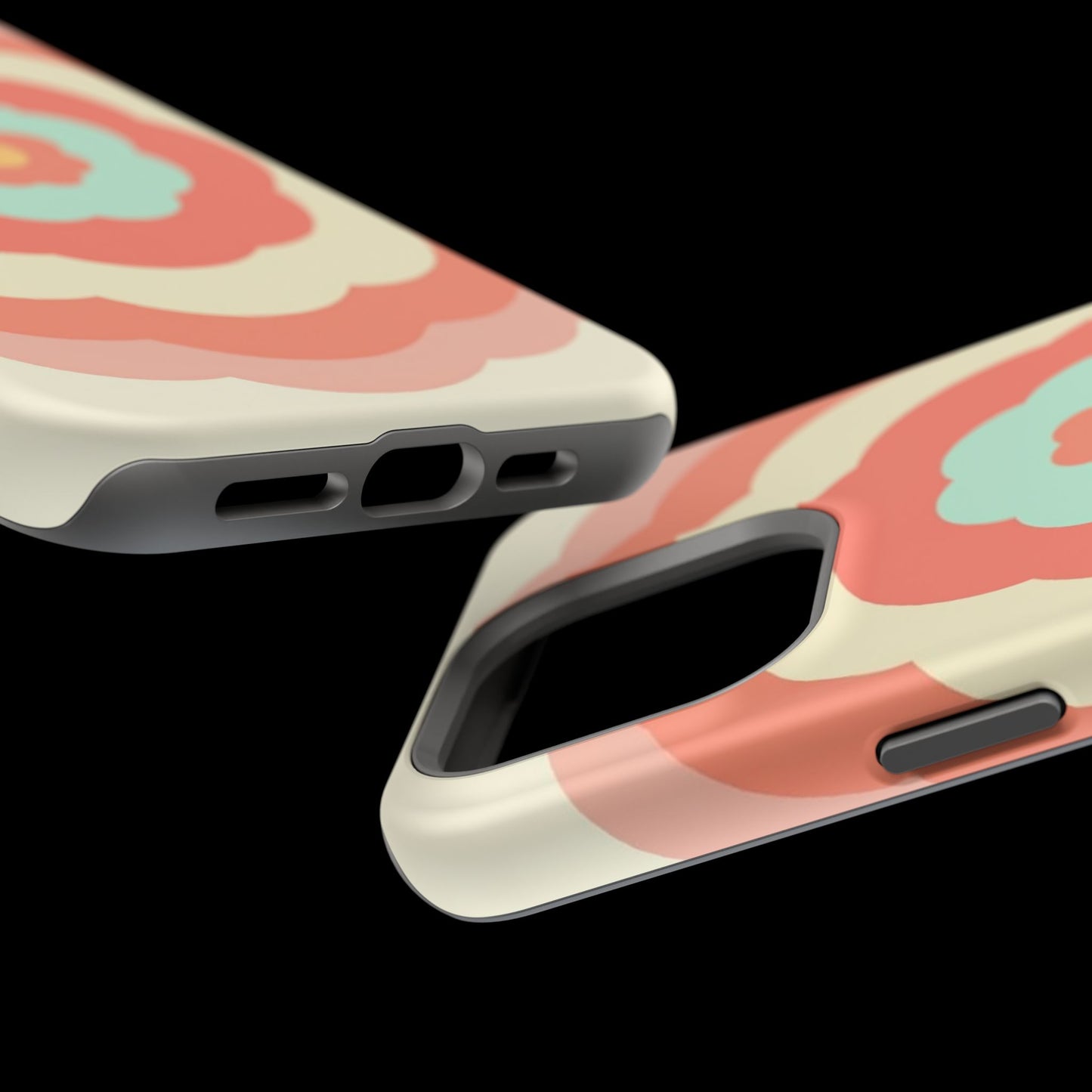 Cute Flower Phone Case - Pastel Aesthetic iPhone Case, Kawaii Gift Idea, Retro Floral Design