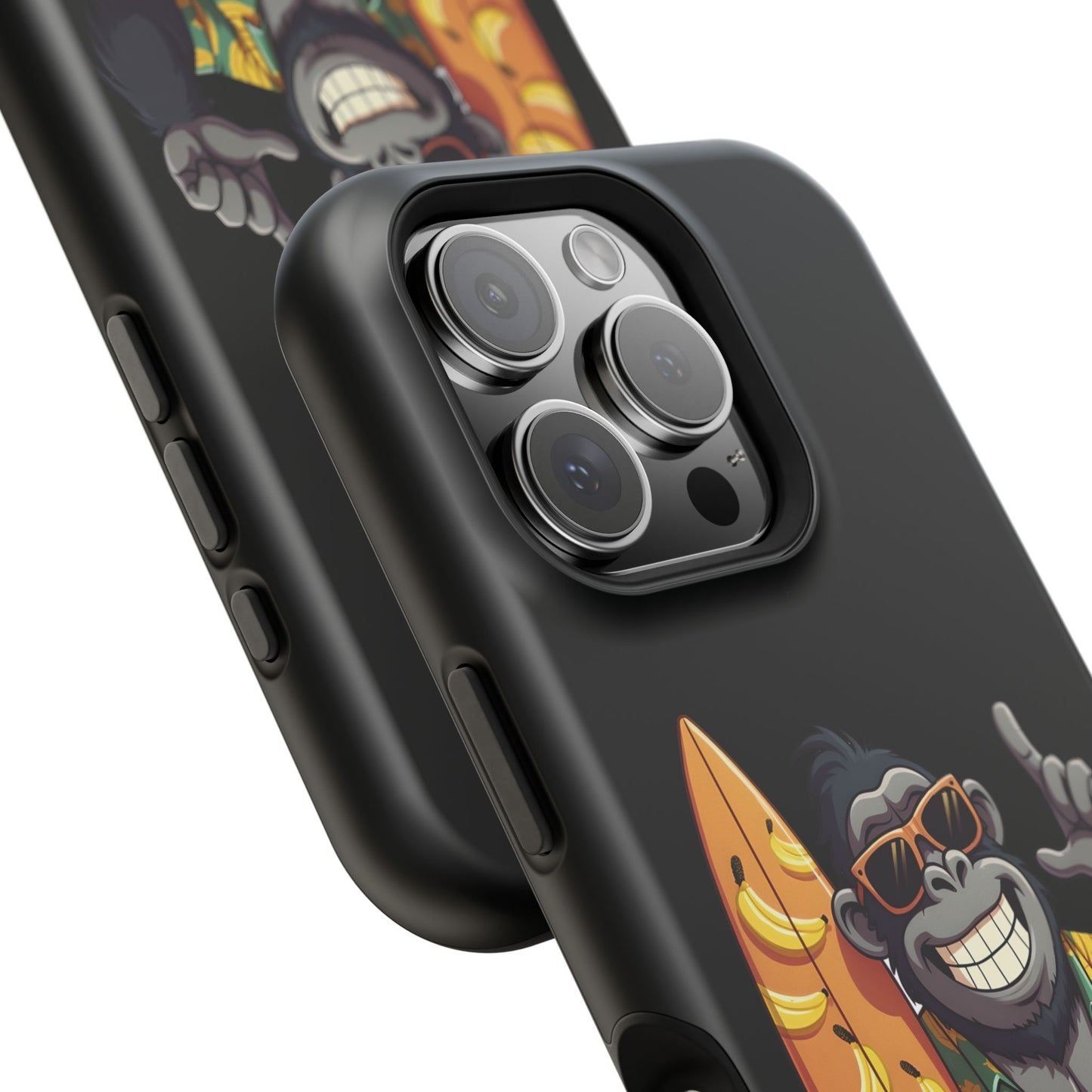Banana Vibes Surf Gorilla Phone Case β Tropical Chill Meets Jungle Fun
