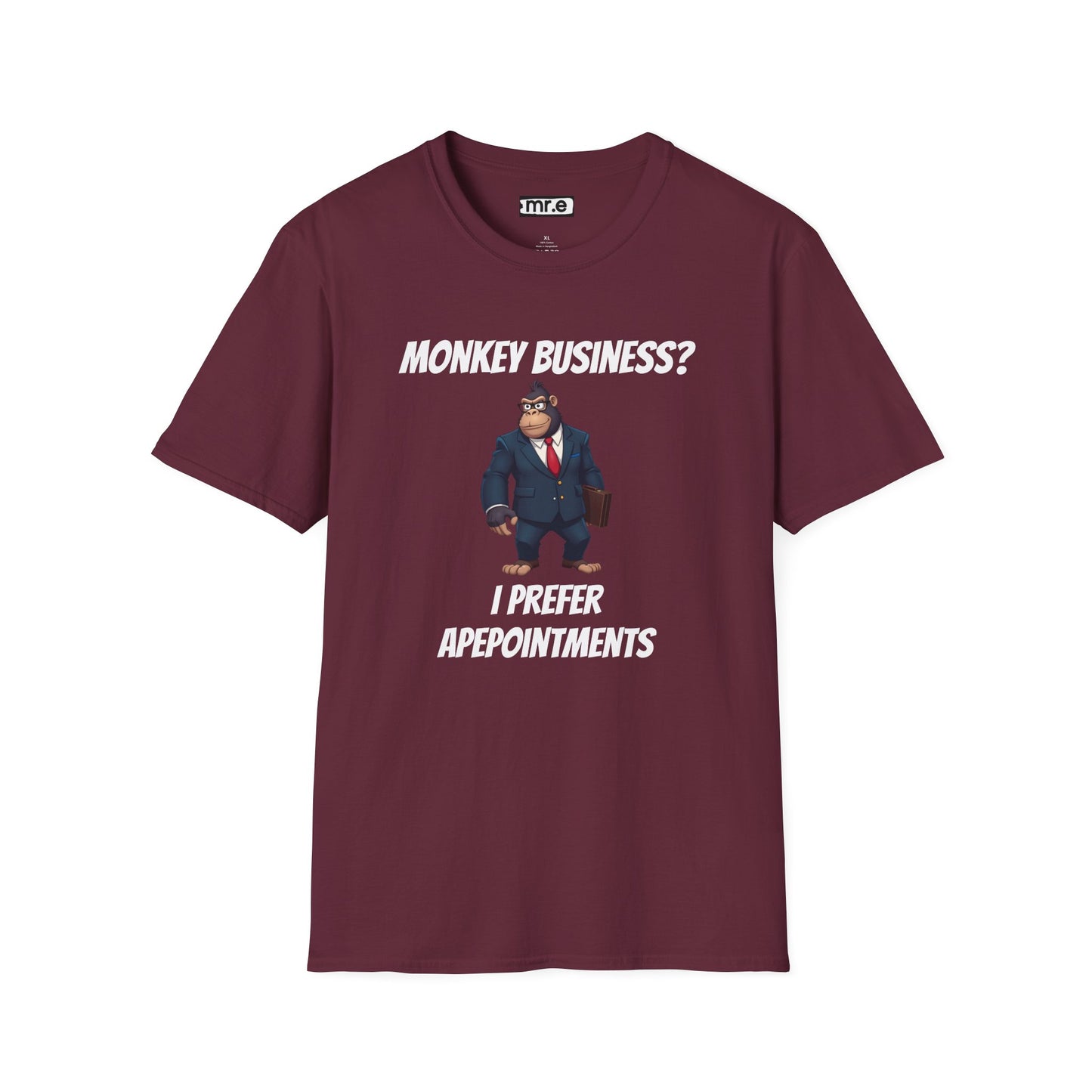 Apeointments Only β Funny Business Gorilla T-Shirt