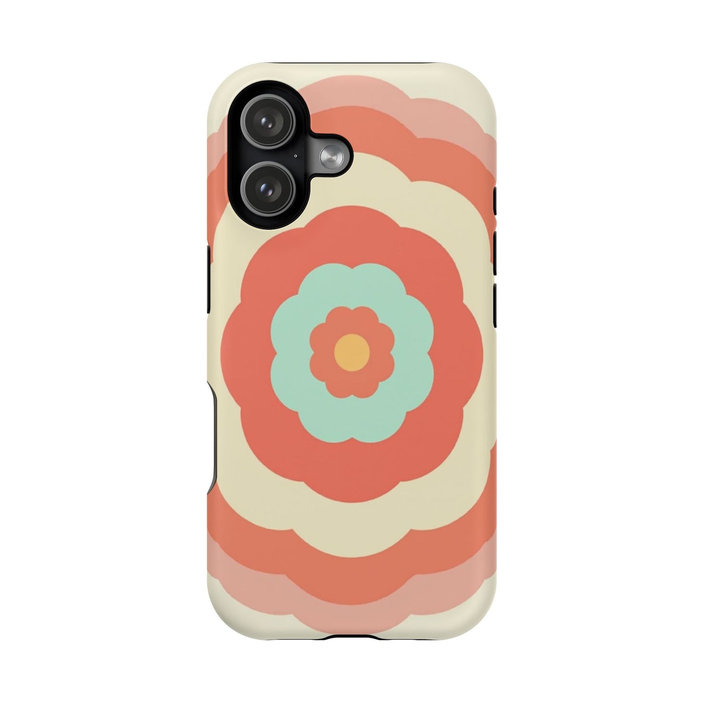 Cute Flower Phone Case - Pastel Aesthetic iPhone Case, Kawaii Gift Idea, Retro Floral Design