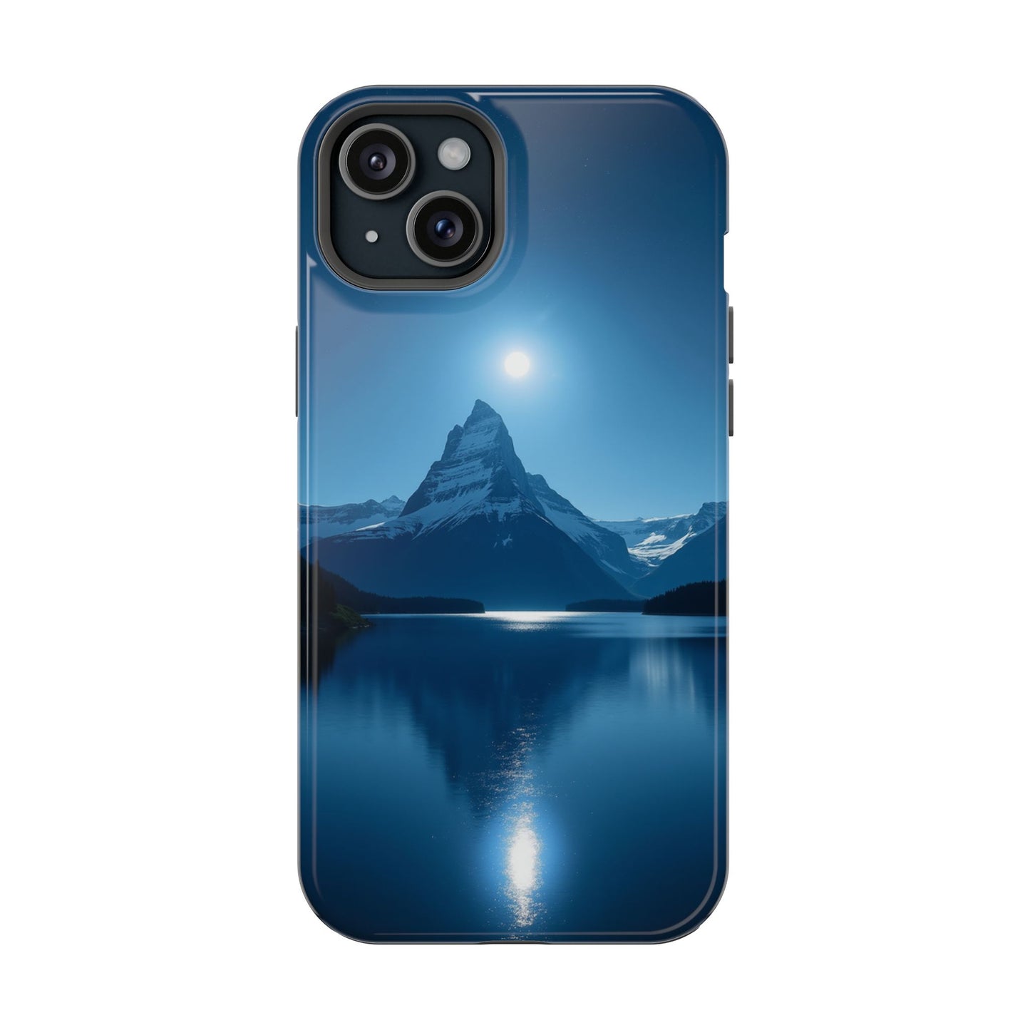 Mountain Lake Phone Case - Scenic Nature Design for iPhone 14-17 | Aesthetic Outdoor Gift