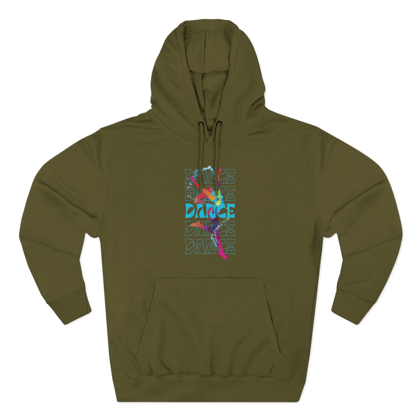 “Dance Dance Dance” Graphic Pullover, Motivational Dancer Gift, Dance Moms Inspired Apparel, Cozy Unisex Hoodie
