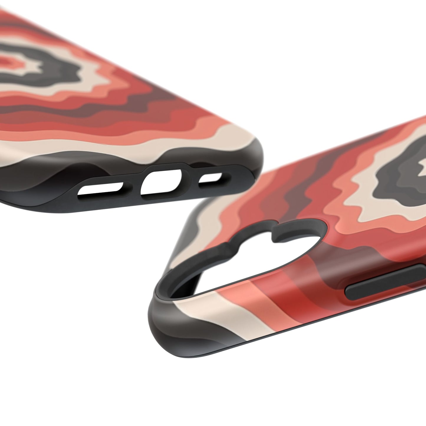 70s Wave Phone Case - Aesthetic iPhone Case, Vintage Gift Idea, Trendy Summer Accessory