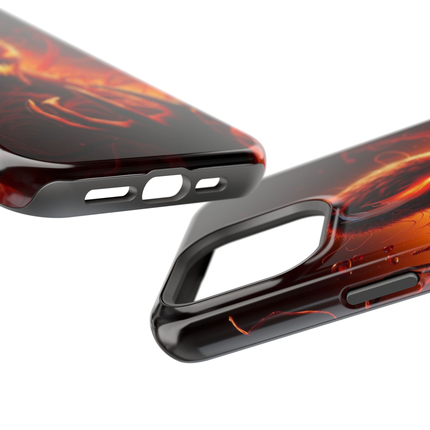 Fiery Alien Phone Case - Aesthetic iPhone Case | Sci-Fi Art Design | Gifts for Him | Unique Phone Accessories