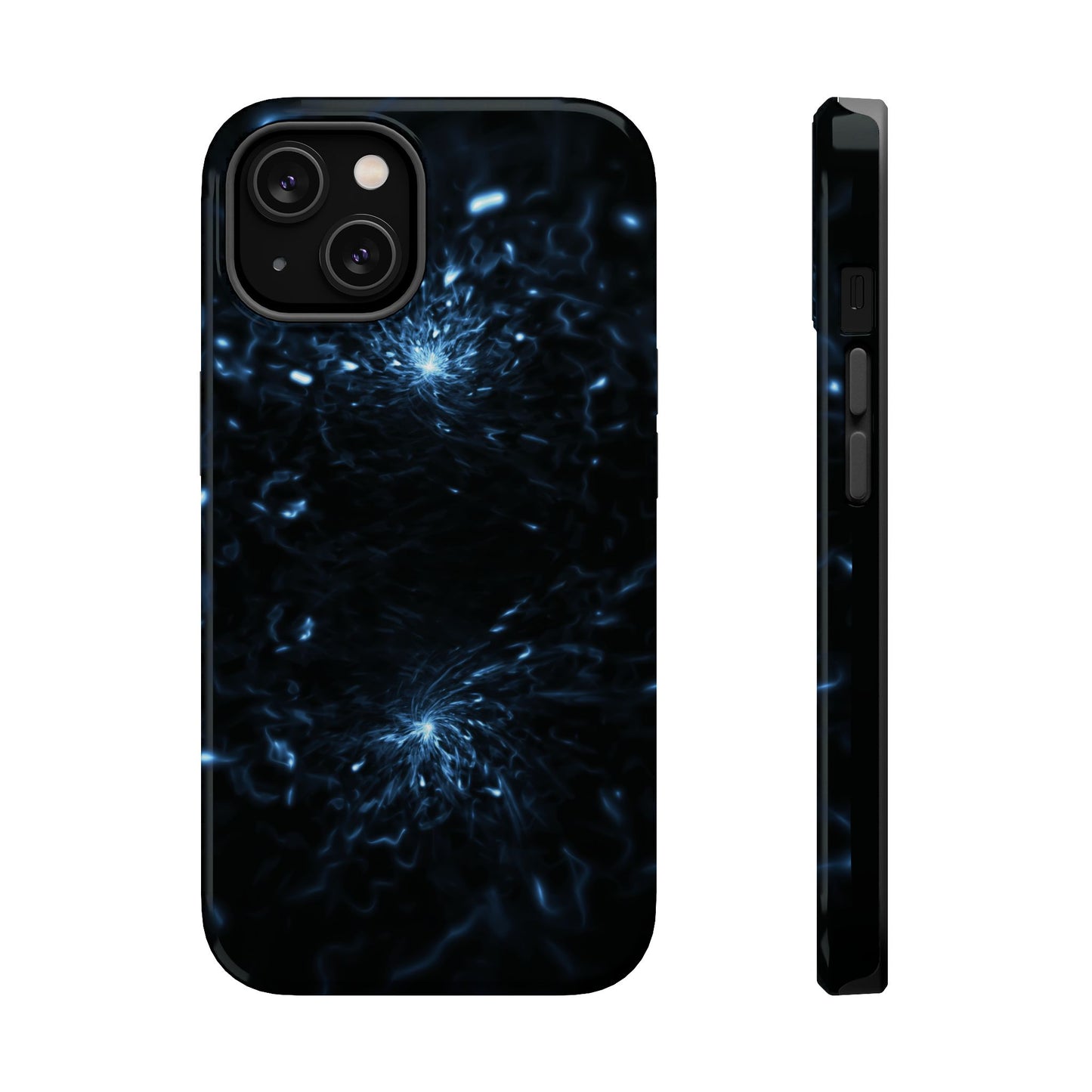 Galaxy Phone Case - Aesthetic iPhone Case | Blue Abstract Energy Design | Gifts for Him/Her | Sci-Fi Tech Vibes
