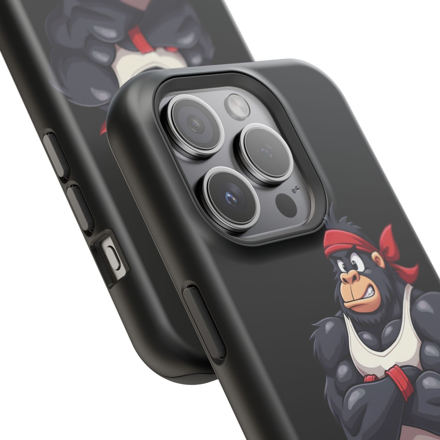 Red Band Gym Gorilla Phone Case β Fierce Style Meets Tough Protection