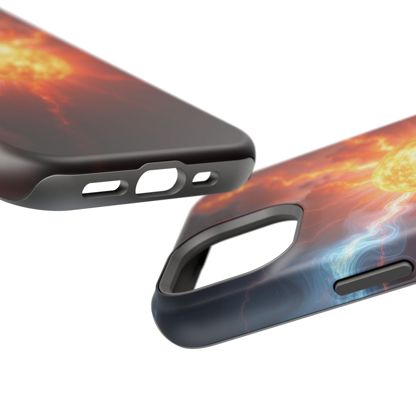Solar Flare iPhone Case - Fiery Sunburst Space Design - Astronomy Gift Idea