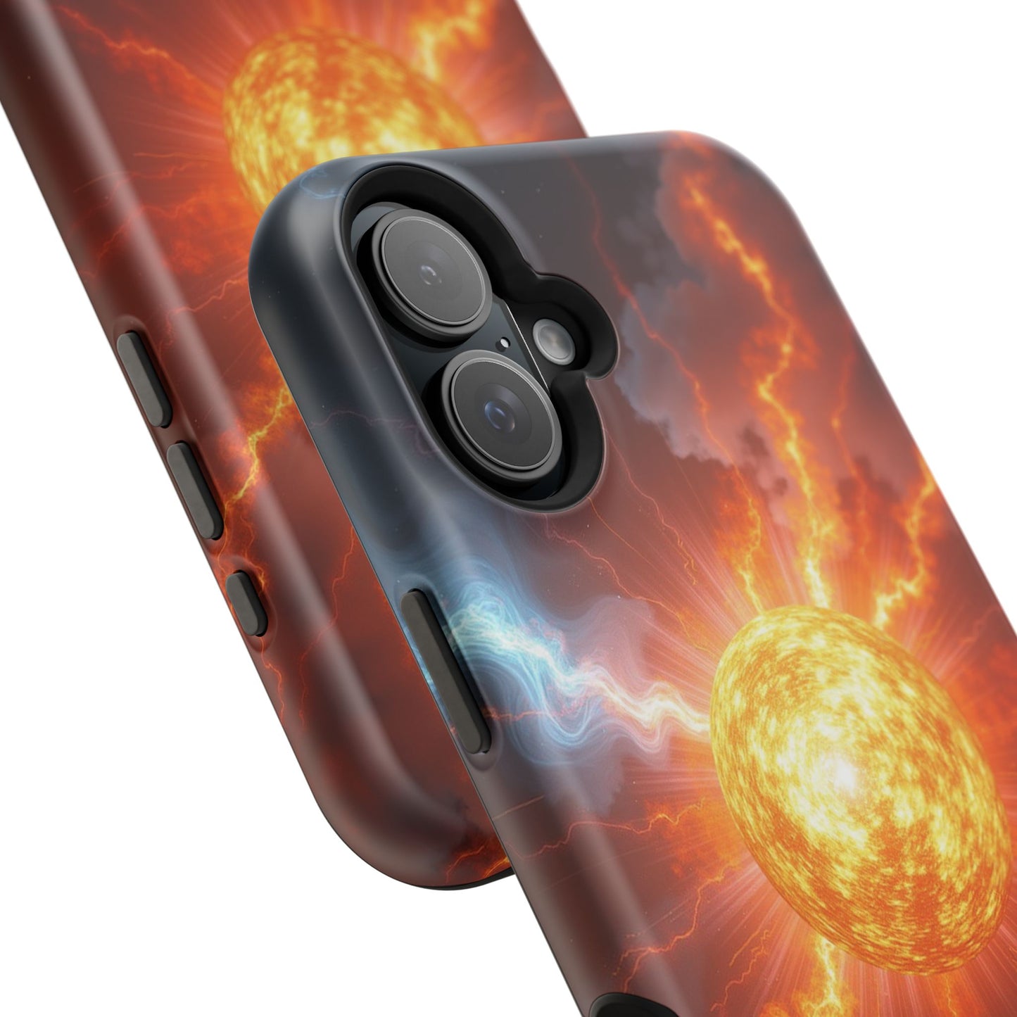 Solar Flare iPhone Case - Fiery Sunburst Space Design - Astronomy Gift Idea