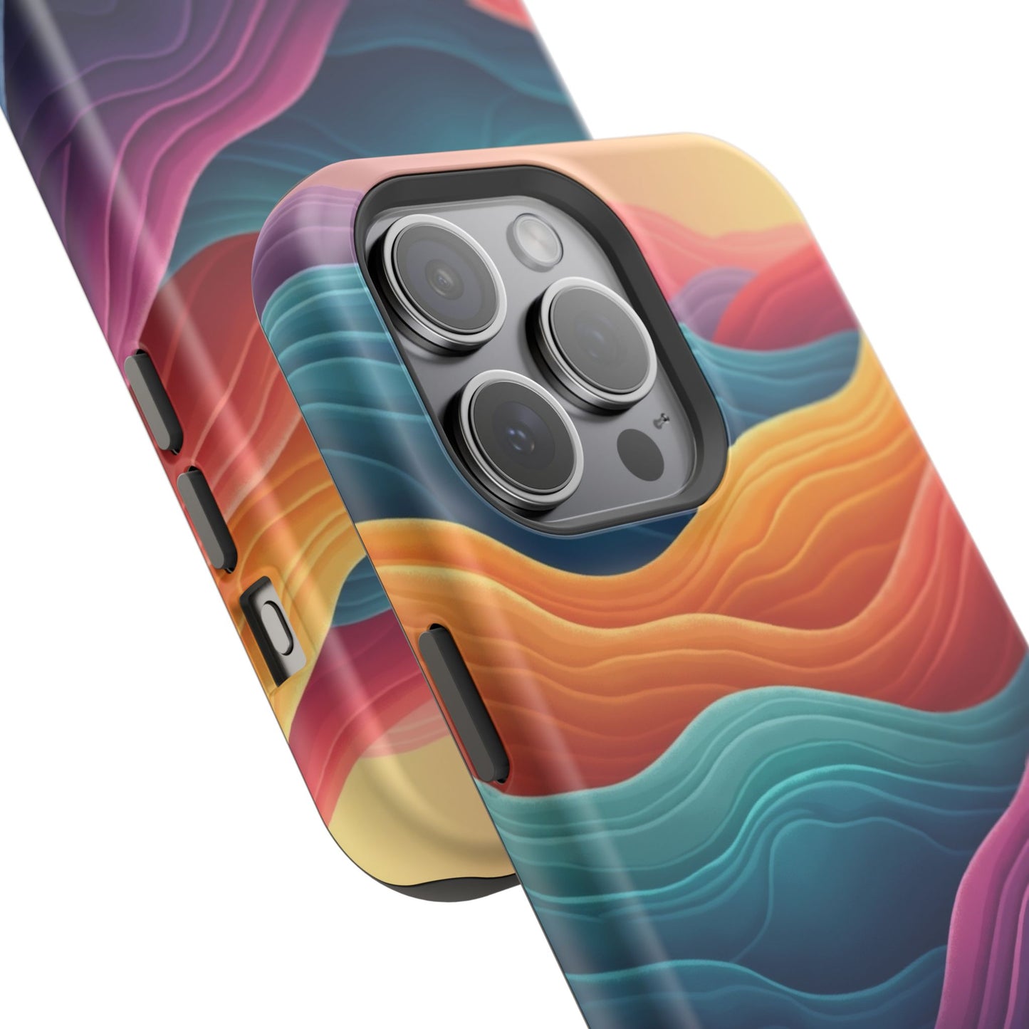Abstract Wave Phone Case - Aesthetic iPhone Case, Pastel Gift Idea, Trendy Summer Accessory