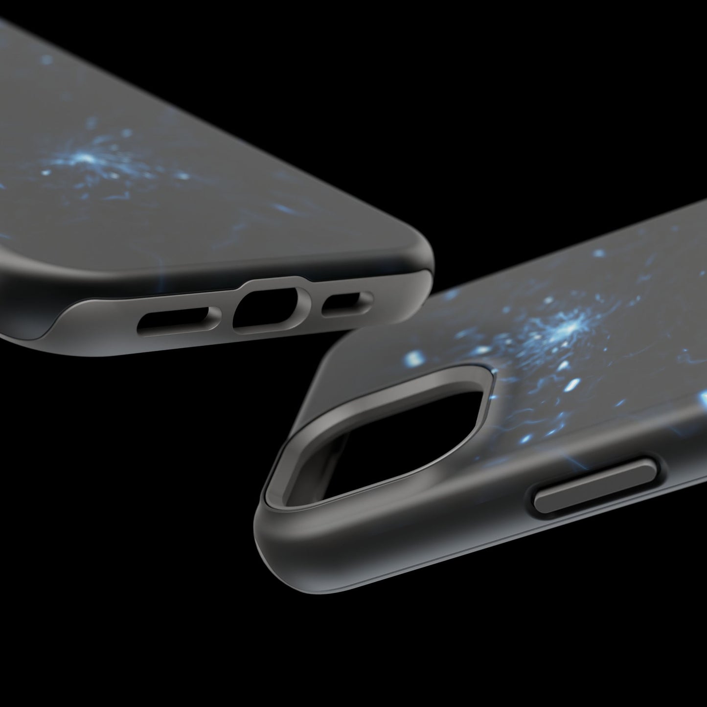 Galaxy Phone Case - Aesthetic iPhone Case | Blue Abstract Energy Design | Gifts for Him/Her | Sci-Fi Tech Vibes
