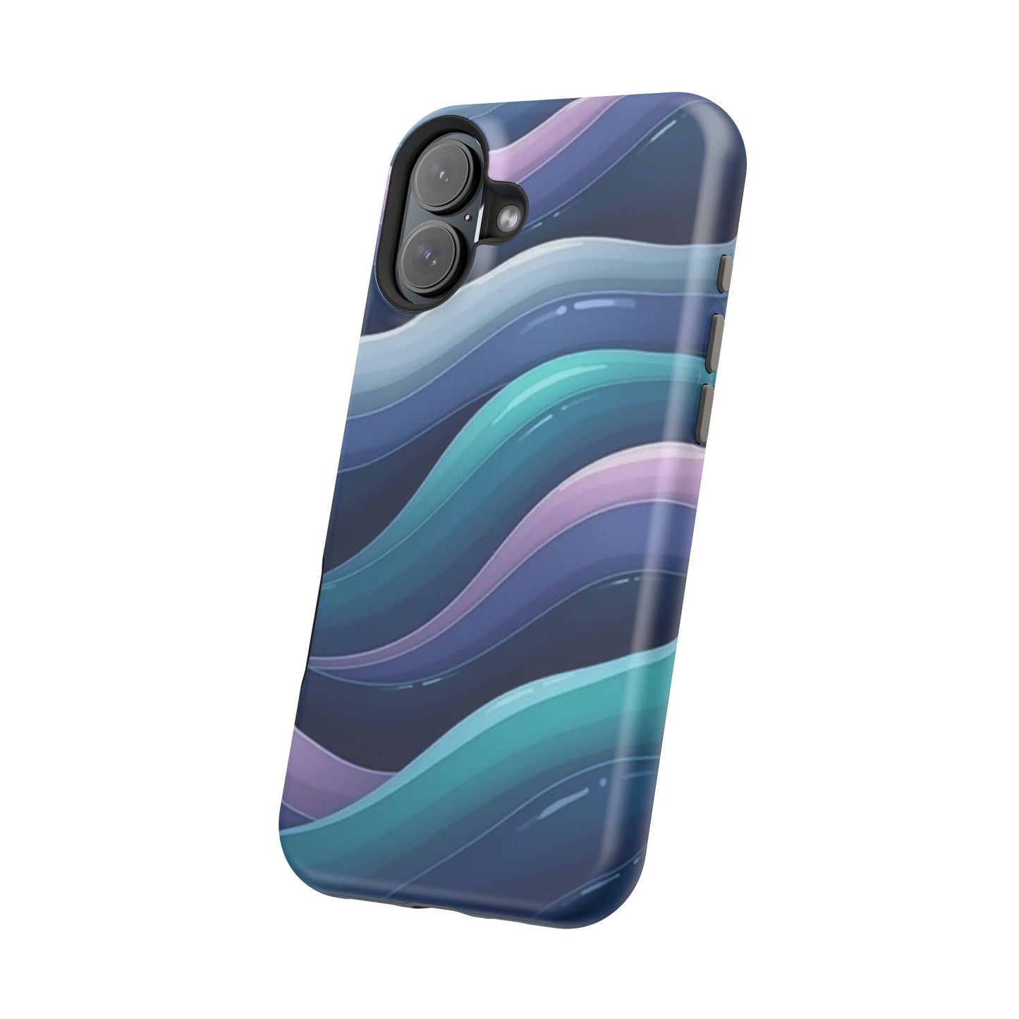 Blue Wave Phone Case - Aesthetic iPhone Case | Dark Moody Gradient Design | Gifts for Her | Unique Art Print