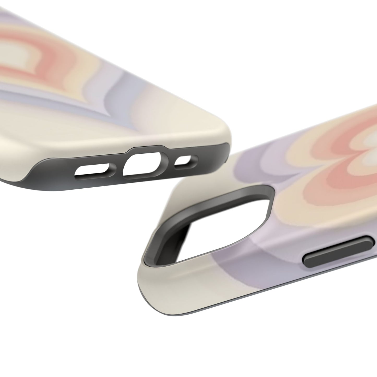 Radiant Heart iPhone Case - Pastel Layered Design - Cute Y2K Aesthetic Gift
