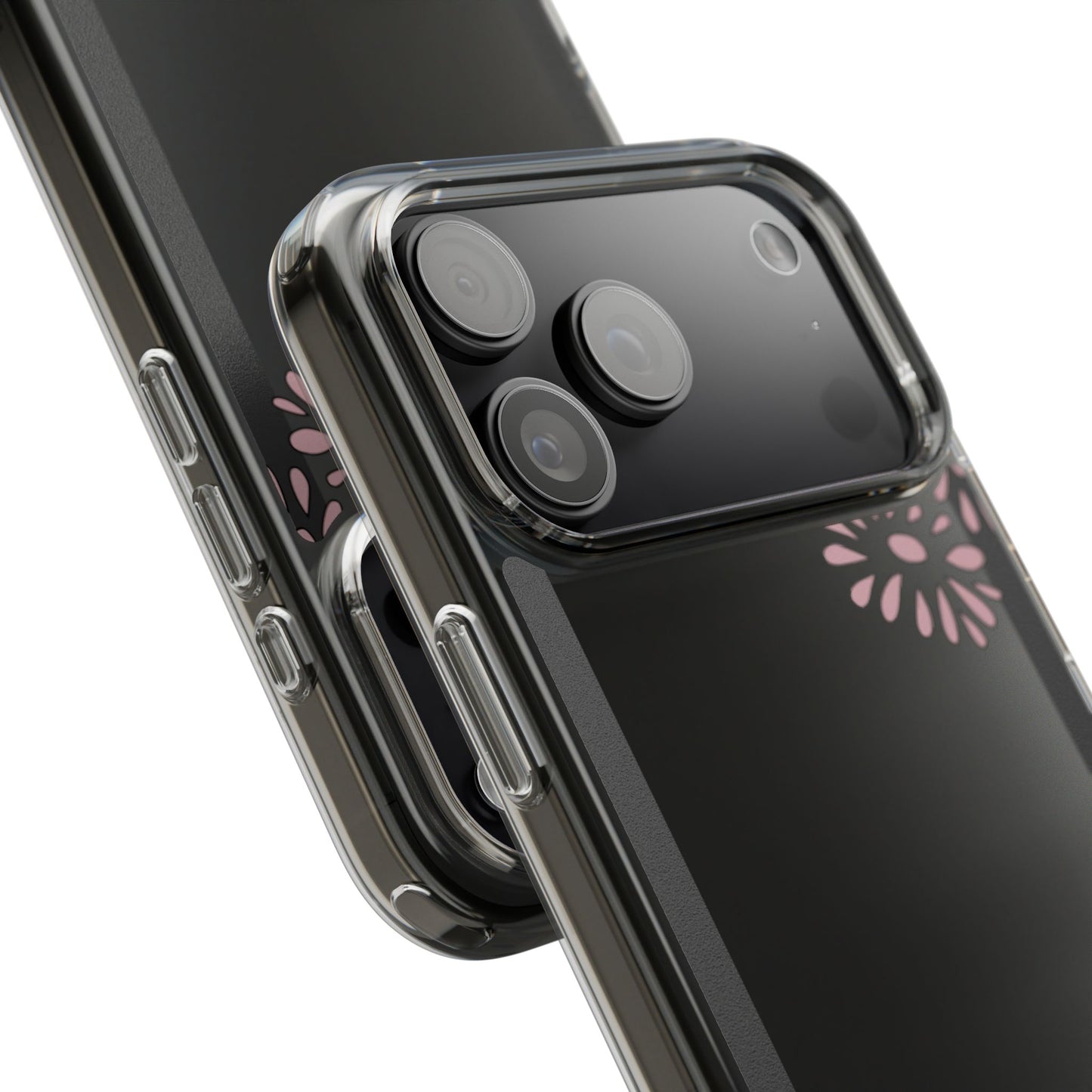 Elegant Floral Clear Phone Case β Minimalist Chic Protection