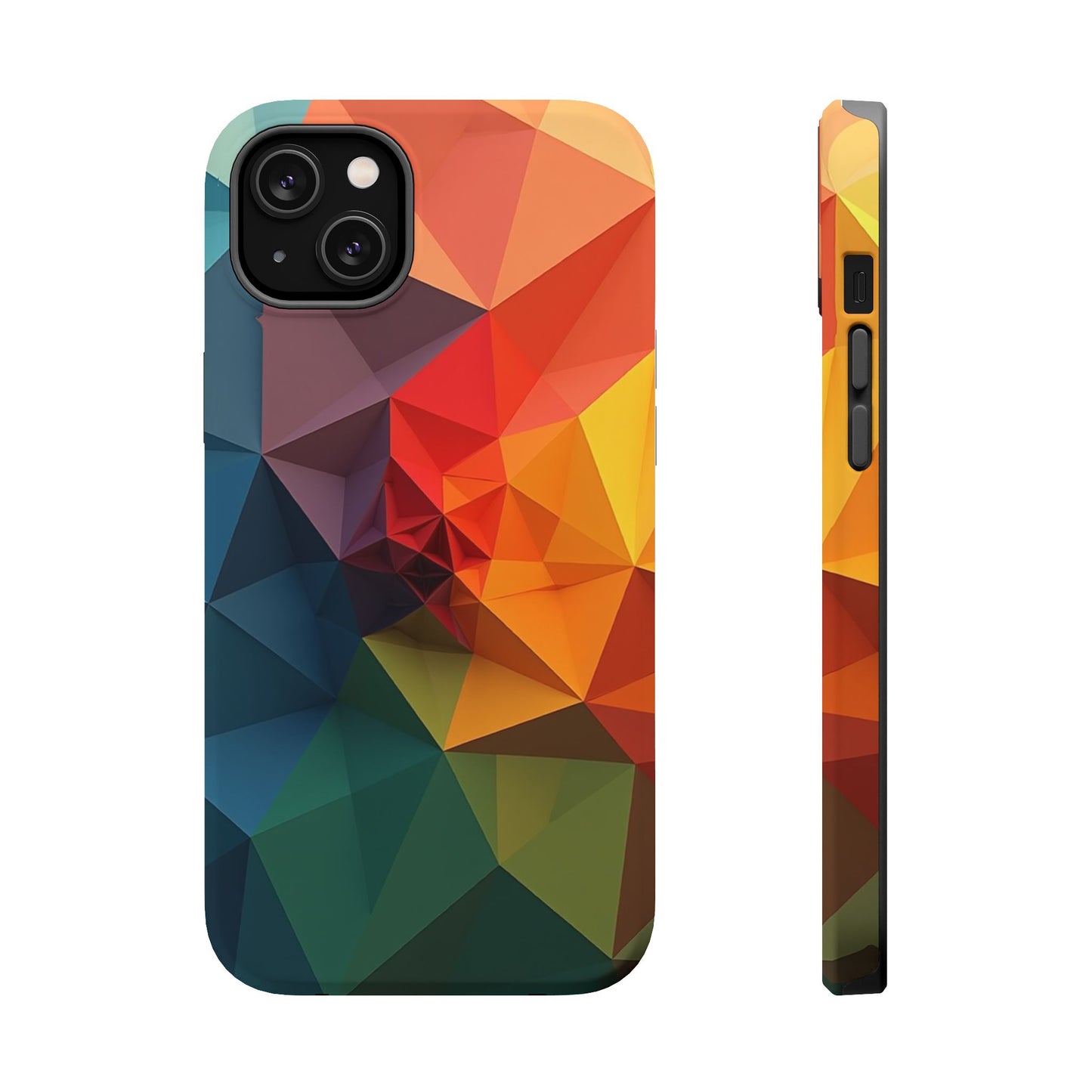 Solar Flare Phone Case for iPhone | Abstract Geometric Slim Protective Cover