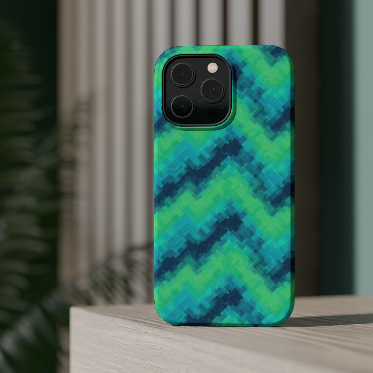 8-Bit Wave Phone Case for iPhone | Retro Pixel Art Slim Protective Cover