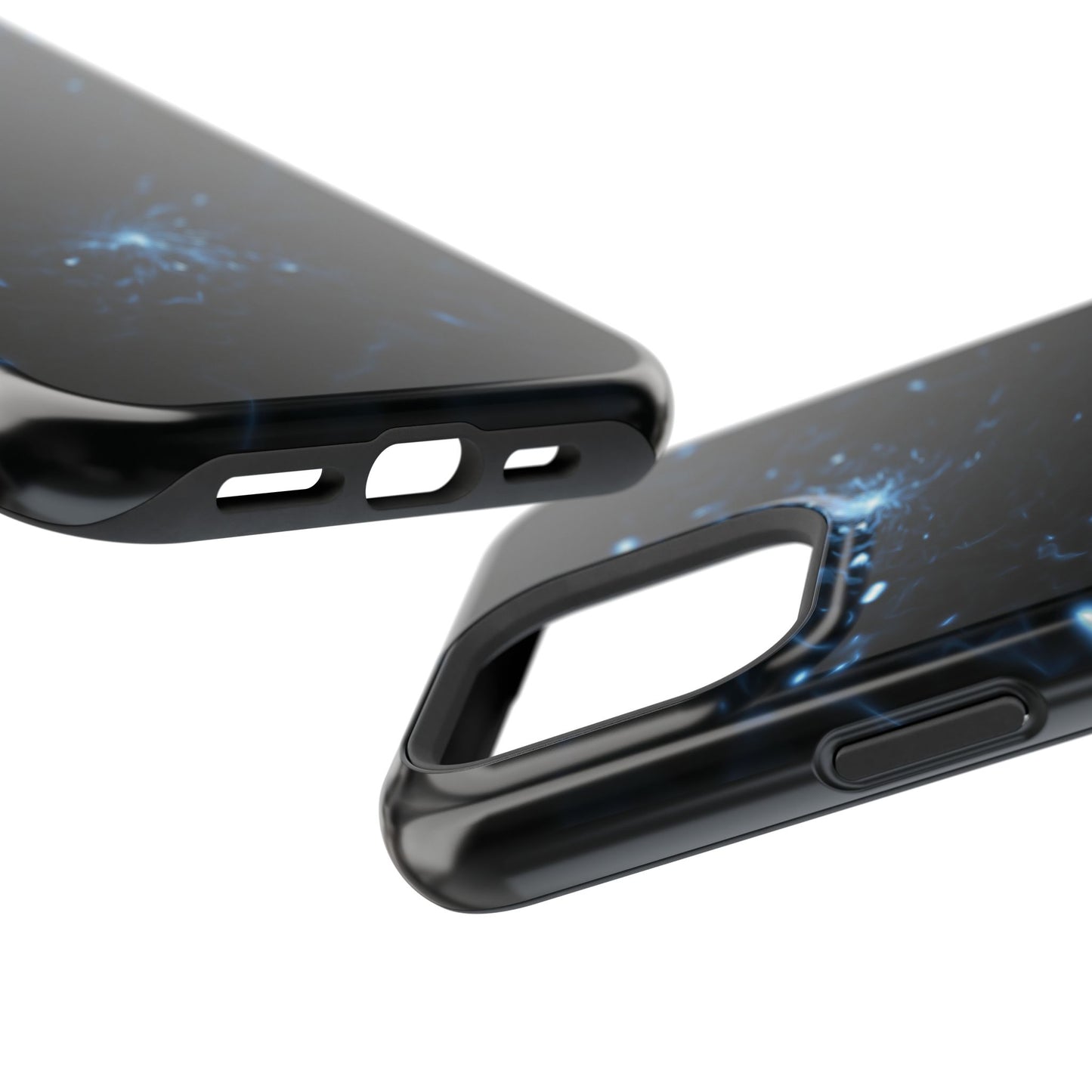 Galaxy Phone Case - Aesthetic iPhone Case | Blue Abstract Energy Design | Gifts for Him/Her | Sci-Fi Tech Vibes
