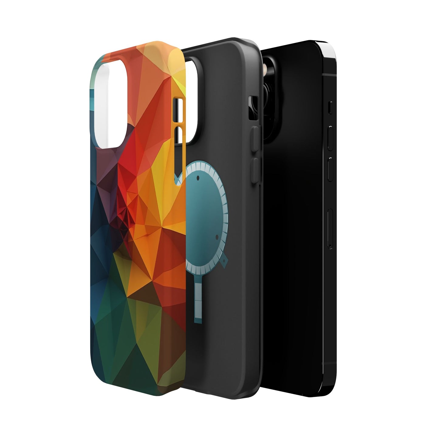 Solar Flare Phone Case for iPhone | Abstract Geometric Slim Protective Cover