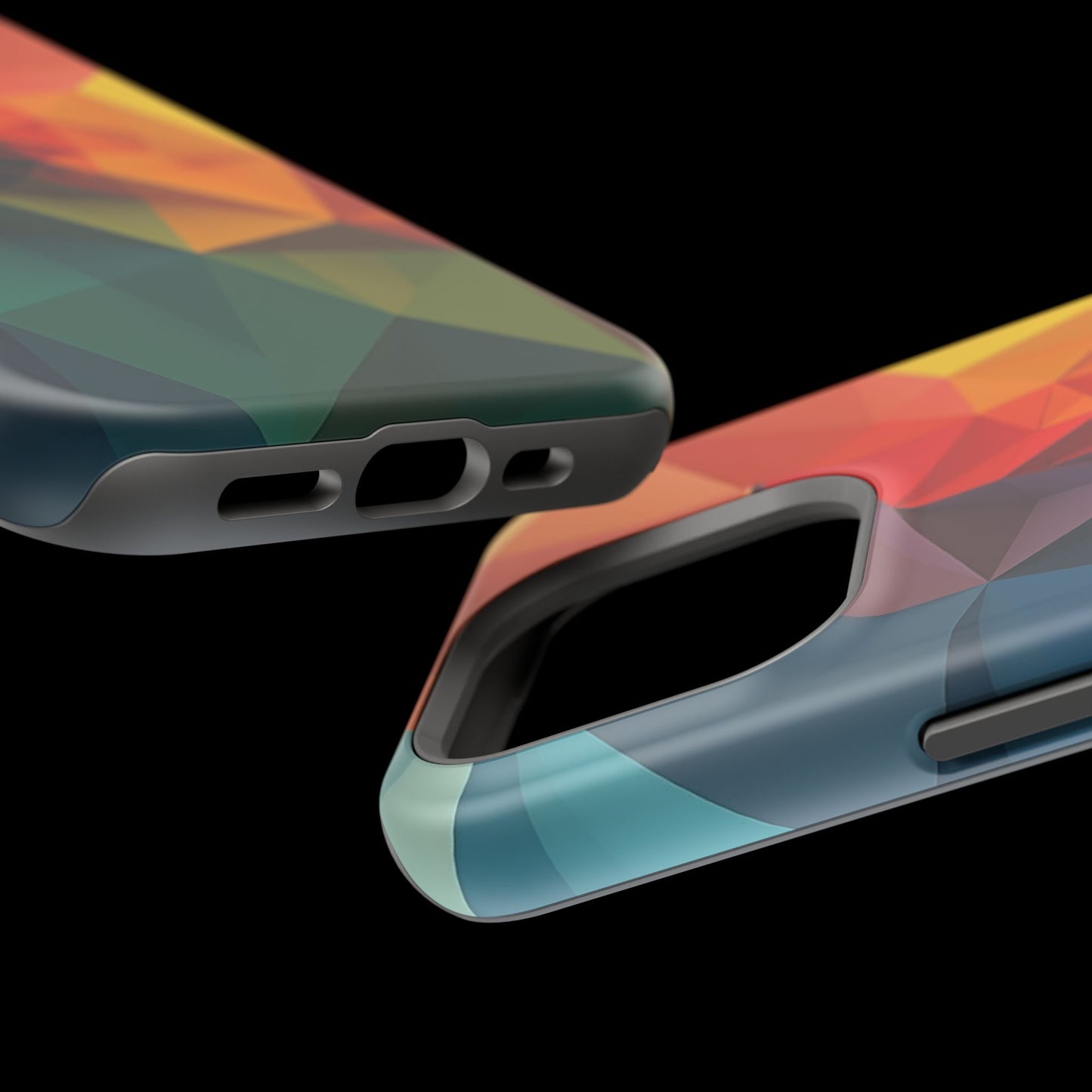 Solar Flare Phone Case for iPhone | Abstract Geometric Slim Protective Cover