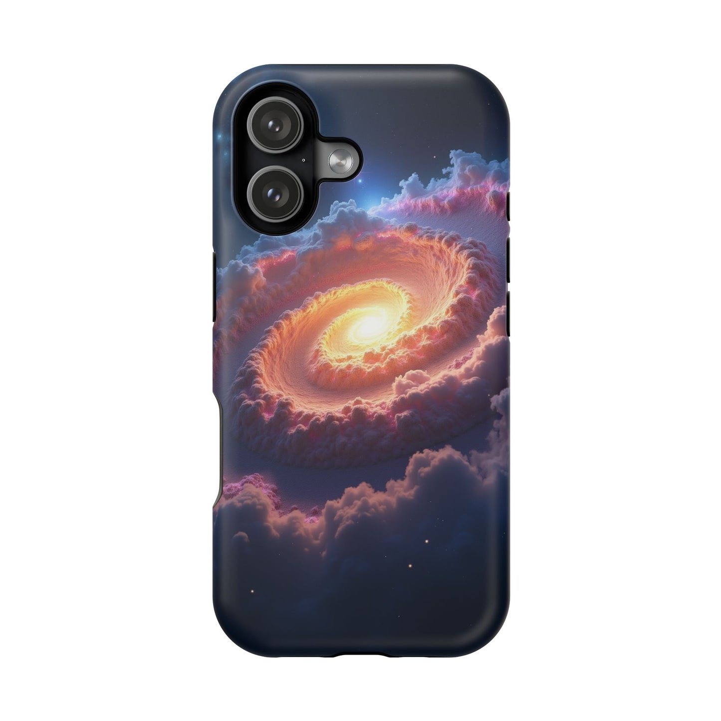 Ethereal Spiral Galaxy Phone Case for iPhone | Dreamy Aesthetic Slim Protective Cover