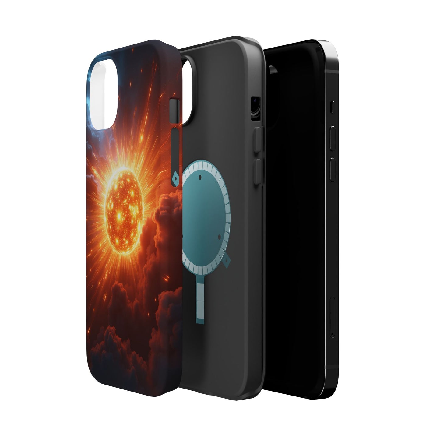 Sun Phone Case - Fiery Starburst iPhone Cover - Astronomy Gift for Him/Her