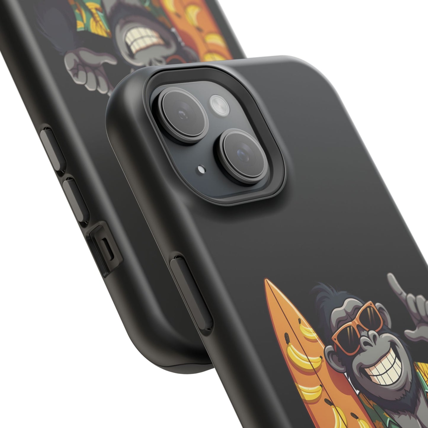 Banana Vibes Surf Gorilla Phone Case β Tropical Chill Meets Jungle Fun