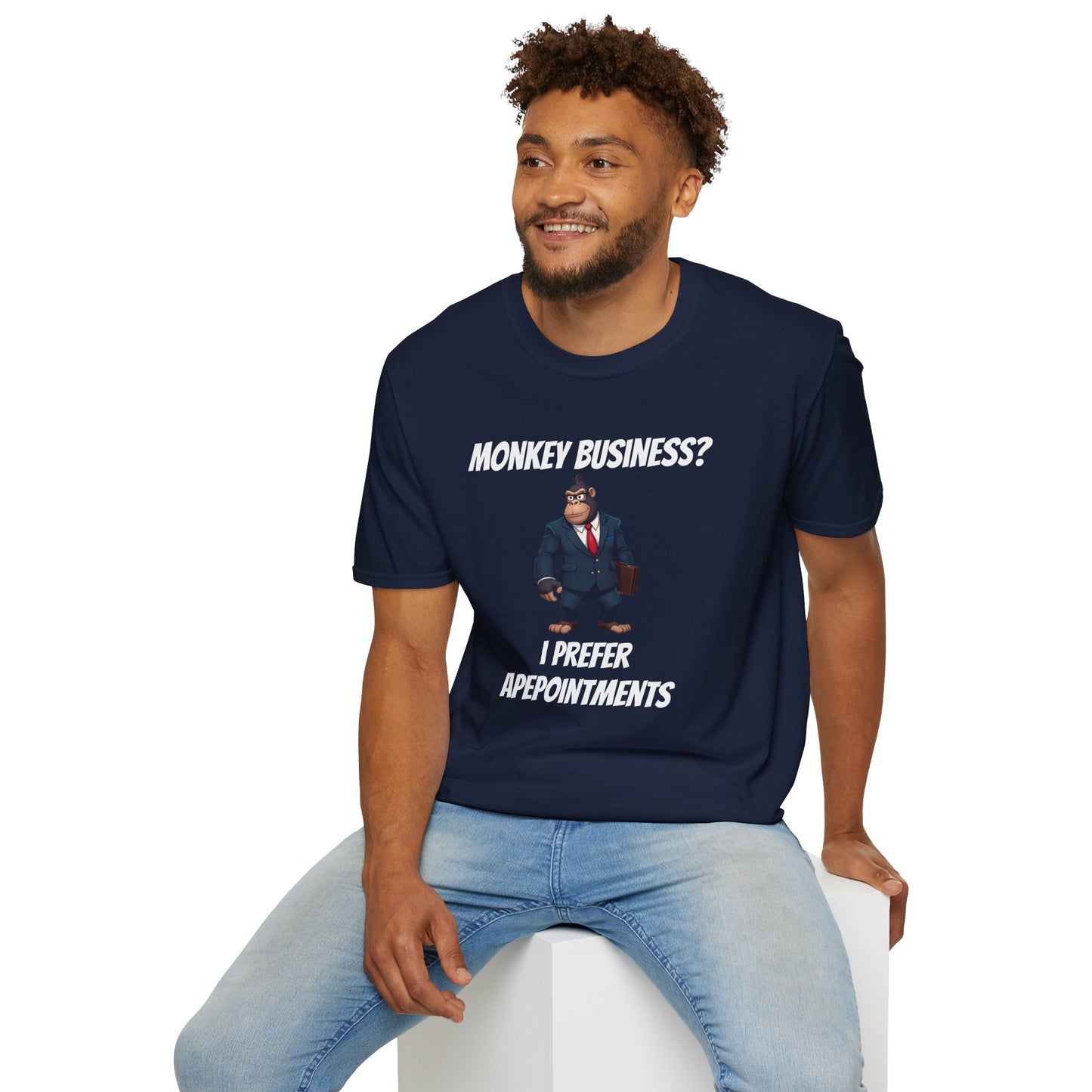 Apeointments Only β Funny Business Gorilla T-Shirt