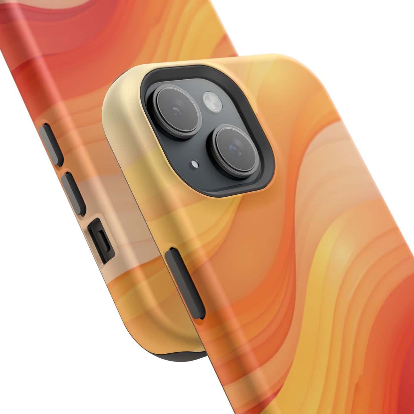 Sunset Phone Case - Aesthetic iPhone Case | Warm Gradient Wave Design | Gifts for Her | Beachy Summer Vibes