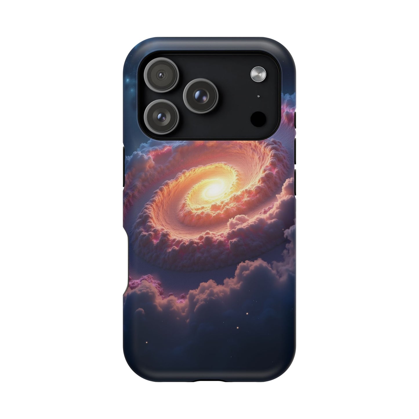 Ethereal Spiral Galaxy Phone Case for iPhone | Dreamy Aesthetic Slim Protective Cover