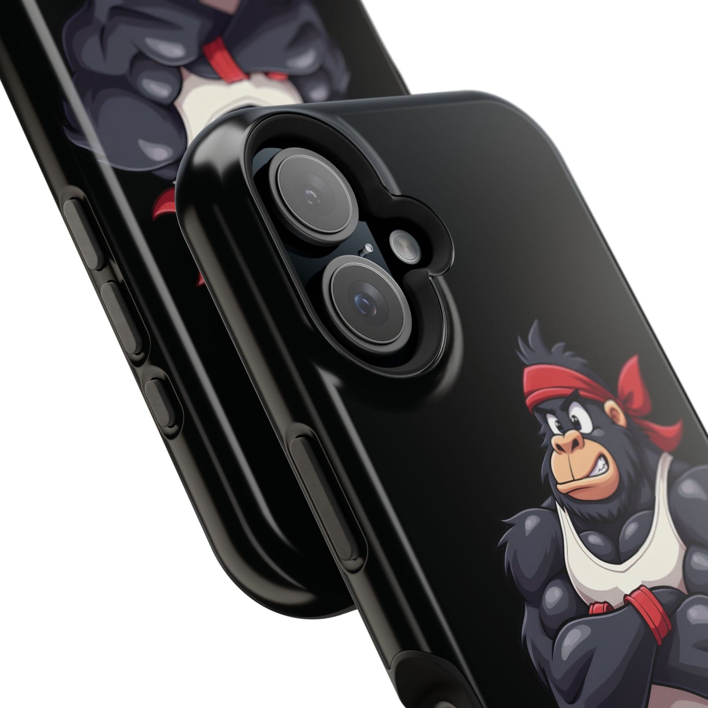 Red Band Gym Gorilla Phone Case β Fierce Style Meets Tough Protection