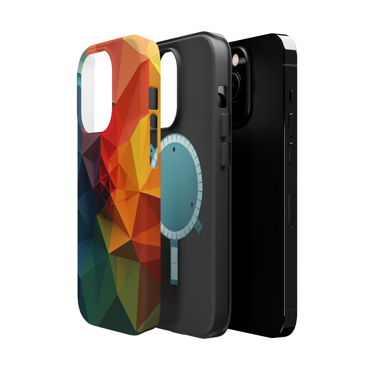 Solar Flare Phone Case for iPhone | Abstract Geometric Slim Protective Cover