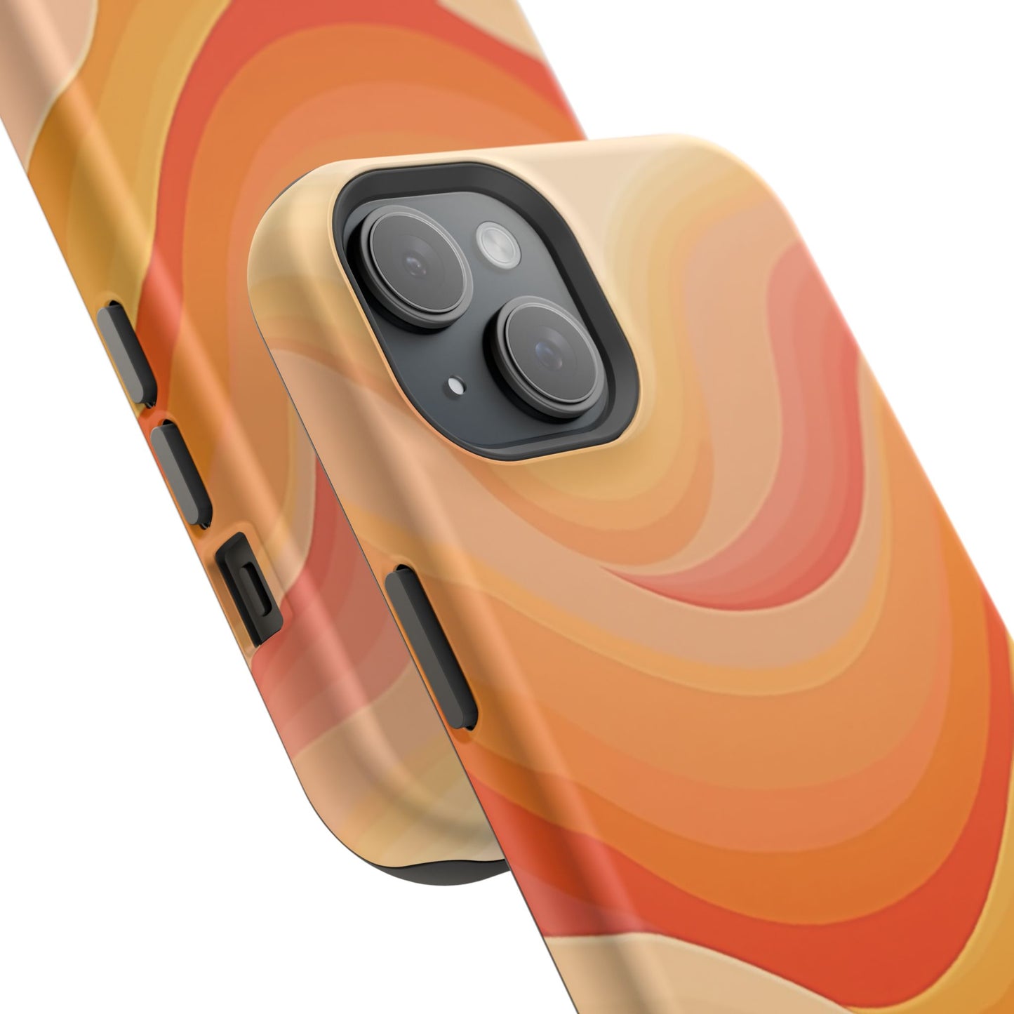 Retro Wave Phone Case - 70s Inspired Aesthetic | Orange Gradient iPhone Case | Gifts for Her | Vintage Style Sun Design