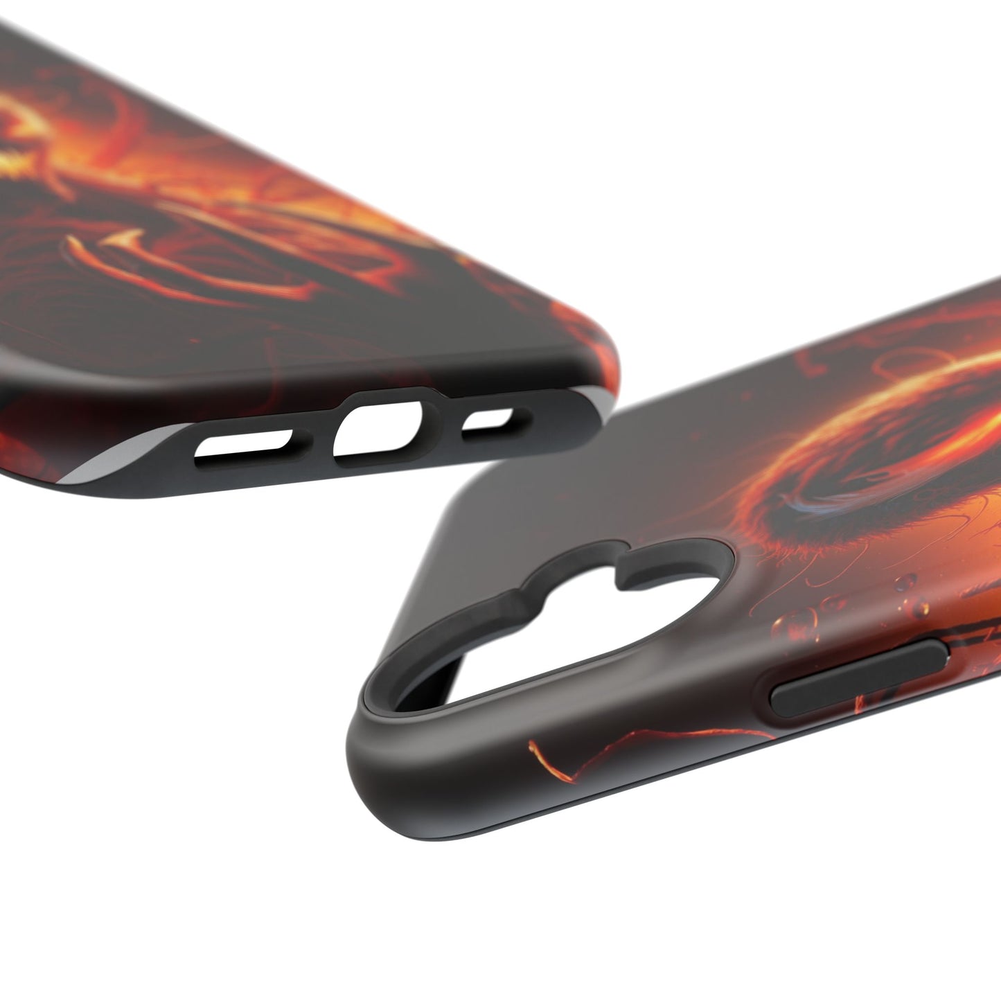 Fiery Alien Phone Case - Aesthetic iPhone Case | Sci-Fi Art Design | Gifts for Him | Unique Phone Accessories