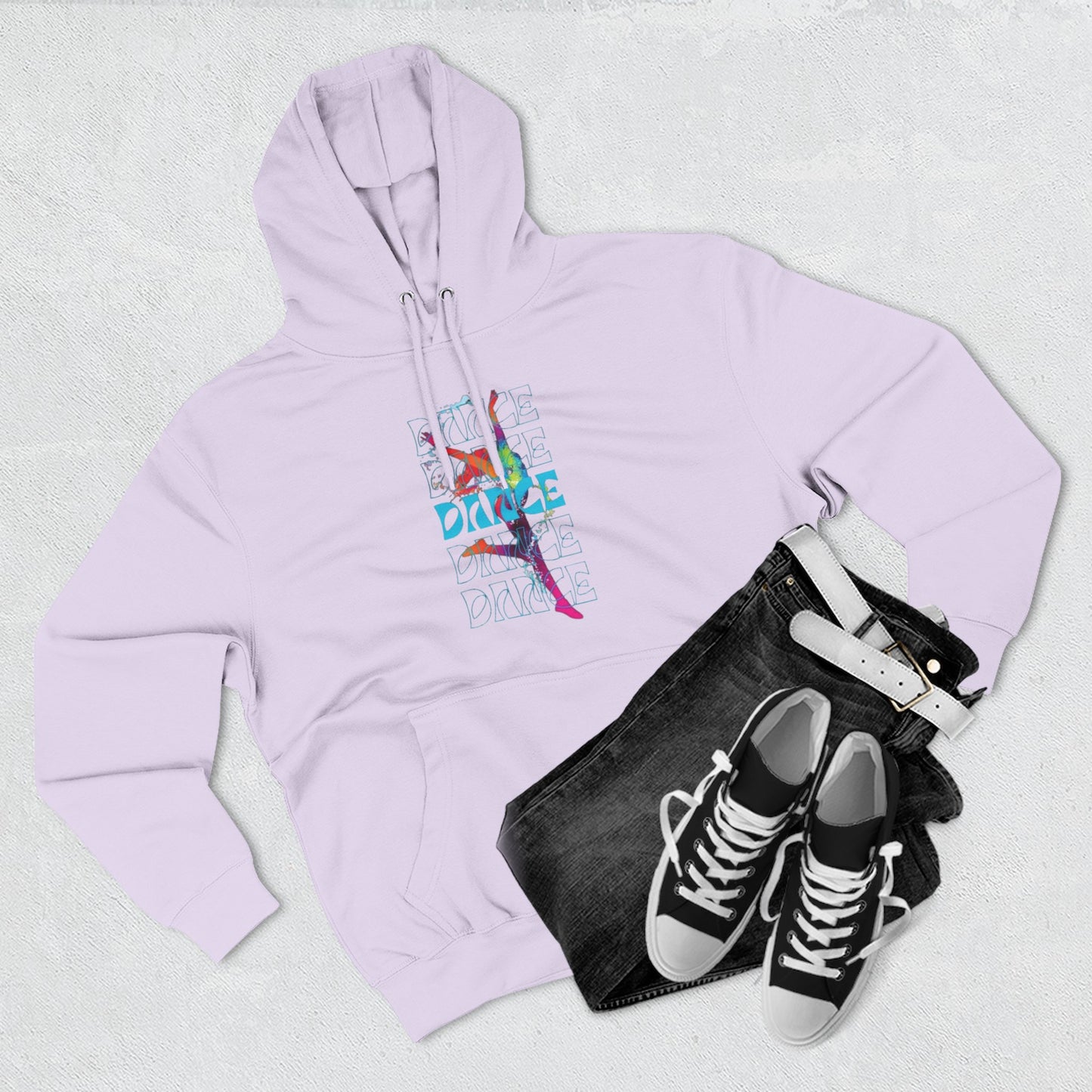 “Dance Dance Dance” Graphic Pullover, Motivational Dancer Gift, Dance Moms Inspired Apparel, Cozy Unisex Hoodie
