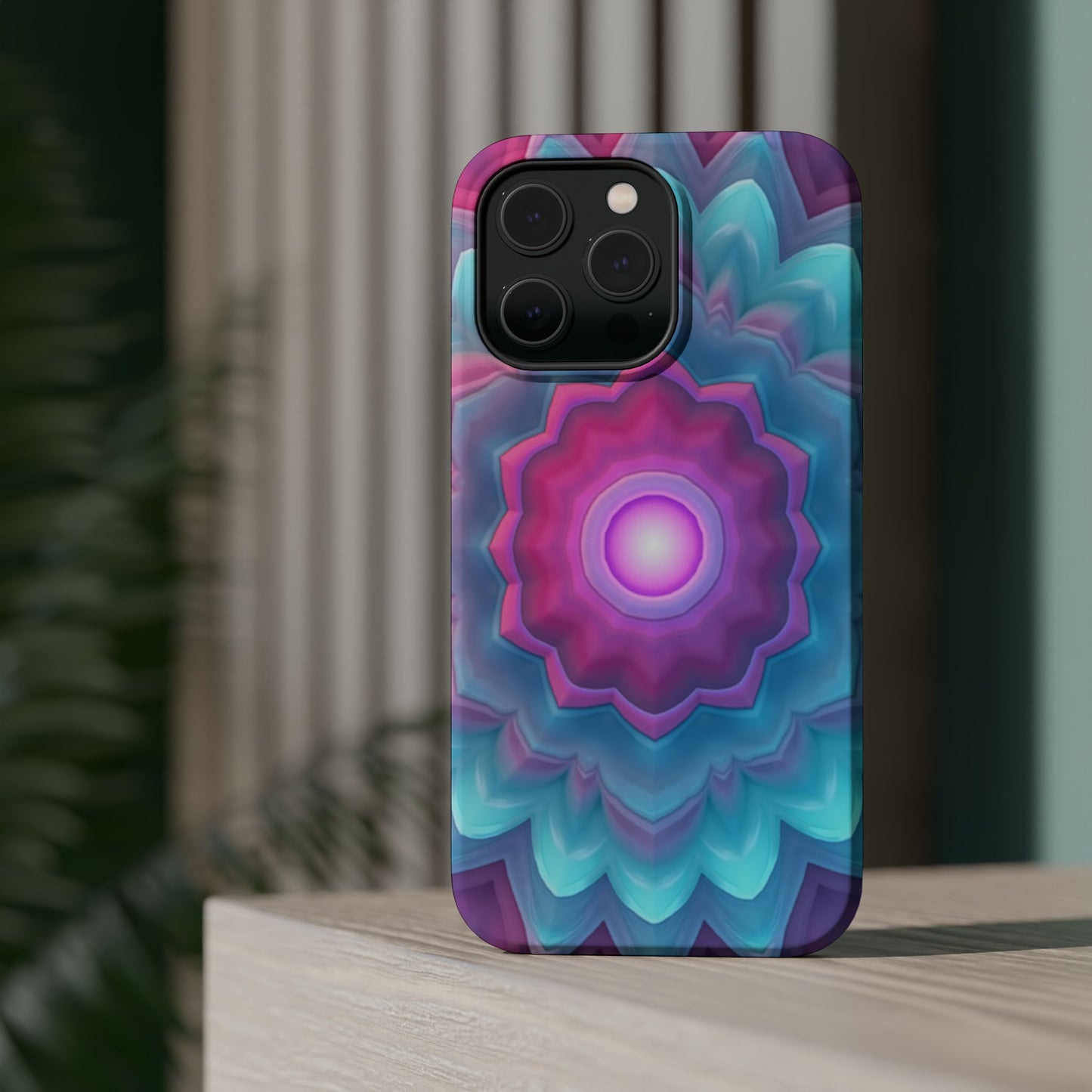 Cosmic Bloom iPhone Case - Galaxy Floral Design, Aesthetic Gift Idea